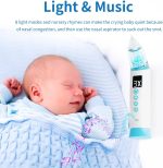 Electric Baby Nasal Aspirator, Rechargeable Nose Sucker for Baby, Adjustable 3 Levels Suction, Booger Sucker for Baby with 8 Light Modes & Adjustable Volume Nursery Rhymes - Image 7